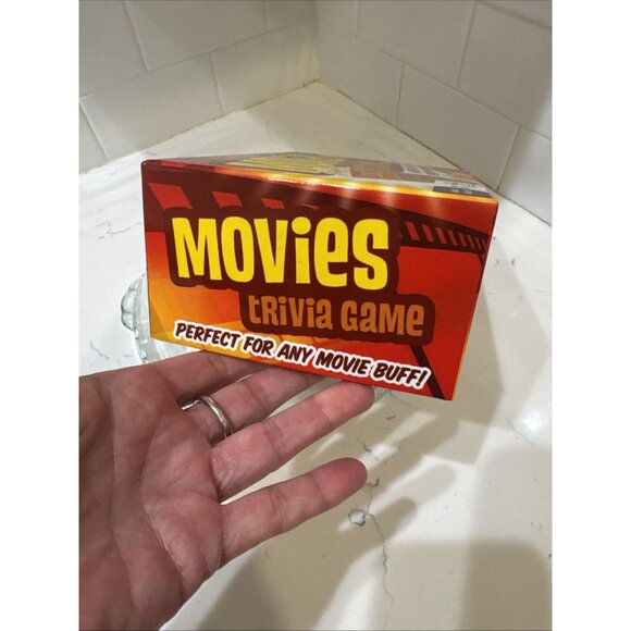 Movies Trivia Game Outset Perfect for Movie Buffs Portable 220 Cards - Picture 5 of 7